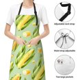 thumbnail image 6 of Fuzoiu Fresh Sweet Corn Print Adjustable Waterproof Apron with Pockets,Waterproof Apron for Cooking, Gardening, and Art Projects, 6 of 8