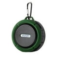 thumbnail image 1 of Matsuzay C6 Altavoz Bluetooth inalámbrico portátil Caja de sonido a prueba de agua con ranura para tarjeta HookTF Manos libres con ventosa para Cables de audio/vídeo Verde, 1 of 6