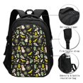 thumbnail image 3 of Disketp cartoon Skull spider web Travel Laptop Backpack, Laptops Backpack with USB Charging Port, Water Resistant Computer Bag Gift for Men & Women, 3 of 7