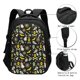 thumbnail image 3 of Fotbe cartoon Skull spider web Mochila con Estampado y Puerto USB para Hombre y Mujer, Mochila Antirrobo, Mochila de Viaje, Mochila Escolar, Mochila Universitaria, 3 of 7