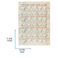 thumbnail image 3 of Livabliss Washable Rugs for Living Room, 5x7 Amelie Traditional Medium Green Area Rug, Bedroom Dining Room Home Decor Stain Resistant Carpet (5'3" x 7'3"), 3 of 5
