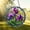 Size 4inch, variant on Purple Iris STAINED GLASS Decor, Iris Flower Suncatcher, Iris Flower Gift Elegant Stained Glass Window Hanging Sunlight Catcher Home Decor