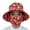 Red Flower, variant on Soug Mens Womens Summer Bucket Boonie Hat Neck Cover Flap Sun Wide Brim Outdoor Cap New