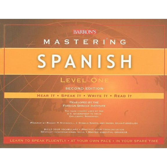 Pre-Owned Barron's Mastering Spanish Level 1: Hear It, Speak It, Write It, Read It (Spanish Edition) (Paperback) 0764123718 9780764123719
