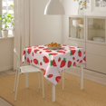 thumbnail image 4 of Wukai Strawberries Waterproof Tablecloth for Kitchen Dining, Fits Square Tables for 2-4 Seats -54"x54", 4 of 7
