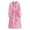 Pink, variant on Long Hooded Trench Raincoat for Women, Waist Drawstring with Pockets, Full Length Waterproof Windproof EVA Jacket, 1 Piece, M-XL