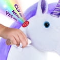 thumbnail image 3 of PonyCycle Ride on Unicorn Toys Plush Pony Kids Ride on Horse Toys Walking Unicorn Ride on with Wheels for Girls 3-4 Years Ux306, 3 of 10