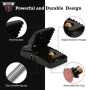 TwinTech Large Mouse Trap for Mice and Rats (6 Pack) - Durable Rat Traps - Reusable Mouse Traps - Hygienic Rodent Control - Traps Large Size for Rats - Mice Traps Indoor for Home and Outdoor