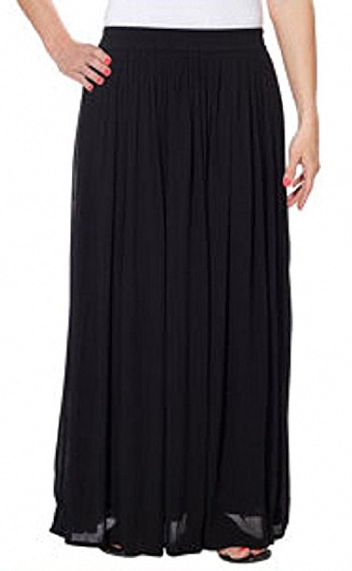 Chaudry - Chaudry Ladies' Pull-on Skirt-Black, Small - Walmart.com ...