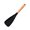 Black 1Pcs, variant on HOARBOEG 1Pcs Silicone Spatula Turner with Wooden Handle – 12" Heat-Resistant Nonstick Safe Flipper for Eggs Pancakes Burgers Fish, Slotted Silicone Head & Hanging Loop, Hand Wash
