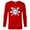 New Red, variant on Disney Mickey Mouse Baseball Team Player Sports 2023 - Long Sleeve T-Shirt for Men - Customized-Athletic Heather