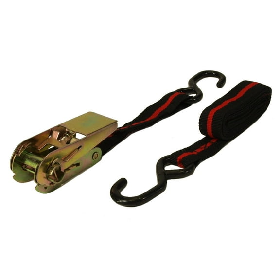 1" x 10' RATCHET TIE DOWN STRAP Ratcheting Tow Strap ATV Motorcycle