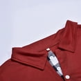 thumbnail image 5 of Gubotare Mens Polos Polo Shirts for Men Men's Polo Shirts Regular Fit Golf Shirt (Red,L), 5 of 5