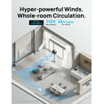 thumbnail image 3 of Dreo Oscillating Fan for Bedroom,150°+120° Omni-Directional Quiet Floor Fans with Smart Control, 110ft Pedestal Fan with DC Motor, 9 Speeds, 6 Modes, 43'' Inches, 12H Timer, Wi-Fi/Voice/Alexa, 3 of 7