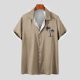 thumbnail image 1 of Qiopertar Liquidation à Moins de 5$ Mode Hommes Chemise à Manches Courtes Col Rabattu en Solde Accès Anticipé, 1 of 4