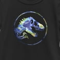 thumbnail image 2 of Girl's Jurassic World Earth Day T. Rex Logo  Graphic Tee Black Medium, 2 of 4