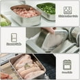 thumbnail image 5 of 6X Stainless Steel Containers for Food Storage,Food Storage Bento Box Container,Leak Proof Silicone Lid Dishwasher Safe, 5 of 6