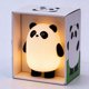 thumbnail image 4 of Luz nocturna de silicona para niños, lámpara de mesa recargable con atenuación táctil, luz suave para guardería, diseño de animalito adorable, segura y fresca al tacto., 4 of 7