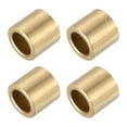 thumbnail image 1 of Rodamientos de manga Uxcell, 8mm x 12mm x 12mm, buje de latón autolubricante para maquinaria (Tono dorado, paquete de 4), 1 of 6