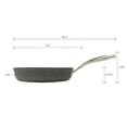 thumbnail image 5 of MasterPan Ultra Non-Stick Cast Aluminum Fry Pan, 9.5 inch, Granite Series, 5 of 8