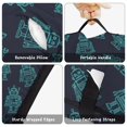 thumbnail image 6 of Robot and Robots Blue Pattern Teens Toddler Nap Mat with Pillow, Sleeping Mat Bag for Preschool Daycare 59"x22", 6 of 6