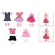 thumbnail image 5 of vestido de ropa de muñecas 1/12 trajes de muñecas ropa conjuntos de zapatos Estilo1 Fanmusic vestido de ropa de muñecas, 5 of 7