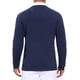 thumbnail image 3 of SUÉTER PULLOVER DE PUNTO TEXTURIZADO EN ESPIRAL PARA HOMBRES DE AJUSTE DELGADO CON CUELLO REDONDO Y MANGA LARGA TALLA S AZUL MARINO, 3 of 6