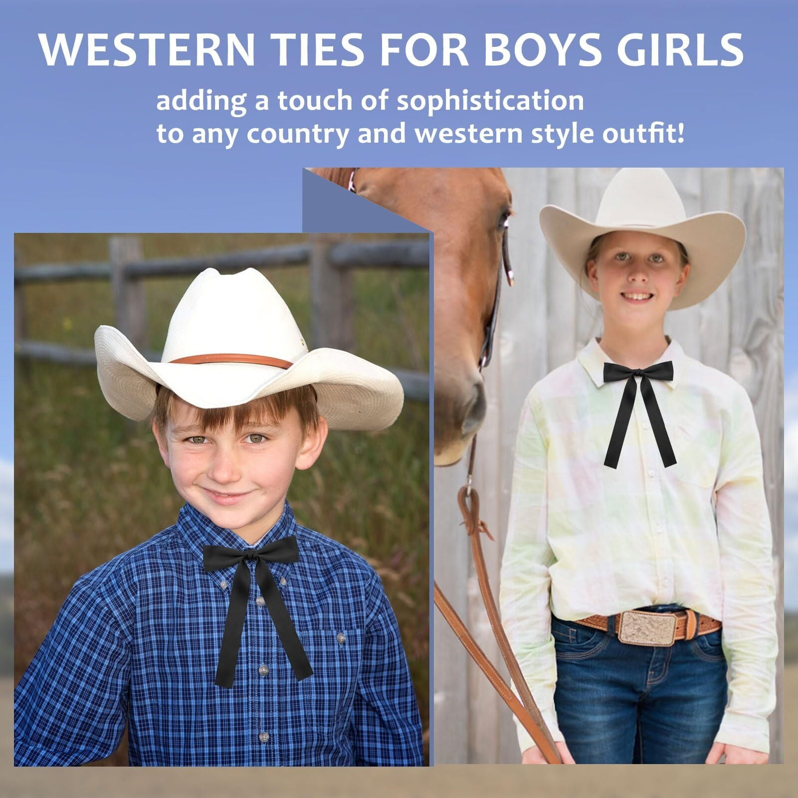 Velvet Bolo Tie For Men & Women - Pre-Tied Clip-On Western Cowboy Tie In Brown, Black, Or Burgundy