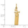 thumbnail image 2 of FJC Finejewelers 14k Yellow Gold Golf Bag Charm, 2 of 6