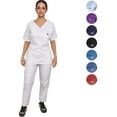 thumbnail image 1 of Uniforme Medico Pijama Quirurgica Mujer Recto Conjunto S Color Blanco, 1 of 5