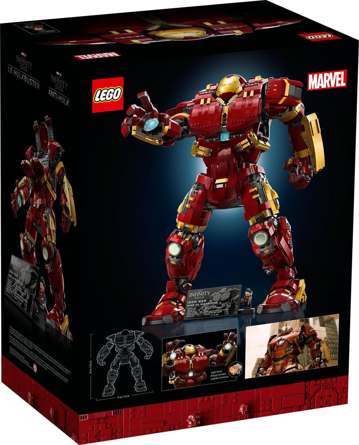 LEGO Marvel Hulkbuster 76210 Building Set - Avengers Movie Inspired Building Set with Minifigure, Authentic Display Model for Adults and Age of Ultron Enthusiasts Ages 18+