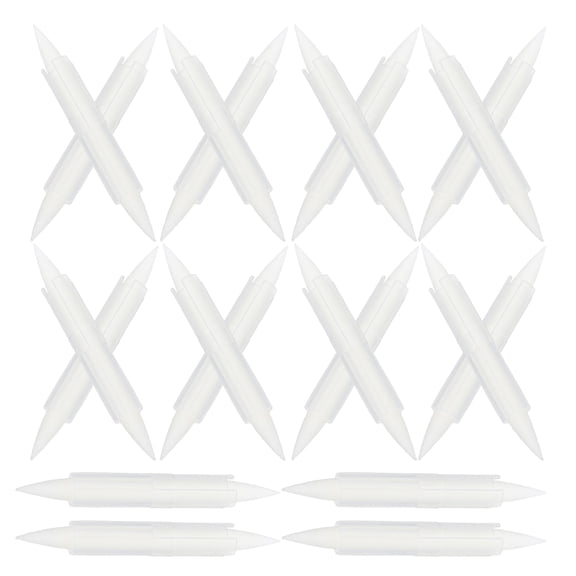 CTIRCHIU 20Pcs Fine Tip Marker Nibs White Plastic for Refillable Paint Pens and Markers