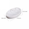 thumbnail image 2 of ACDANC Bar Soap Holder for Shower Marble Dish Tray Home Accents Decor Dishes Bathroom Container White, 2 of 6