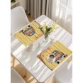 thumbnail image 5 of Fall Truck Placemats Set of 4, Thanksgiving Tree Maple Leaf Pumpkins Retro Placemats for Dining Table, Place Mats for Kitchen Tabletop, Waterproof Wipeable Dining Table Mats Set, 5 of 9