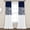 Navy, variant on Lush Decor Estate Garden Print Room Darkening Window Curtain Panels Set