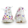 thumbnail image 4 of Colorful Paw Print Walking Shoes for Men Woman Lightweight Tennis Fashion Elastic Sports Shoes Cushion Basketball Shoes, 4 of 7