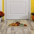 thumbnail image 3 of Nmdmisc Halloween Rug Doormat Pumpkin Welcome Decorative Floor Mat Non Slip Rubber Backing, Fall Halloween Thanksgiving Indoor Outdoor Entrance Mats Home Decor Front Door Mat Runner Rug,16x 24Inch, 3 of 3