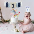 thumbnail image 4 of Gmogad Birthday Tassel Banner, 1st Birthday Tassel Garland Pre-Assembled Highchair Decor Photo Backdrop Party Decoration Easy Hang, 4 of 6