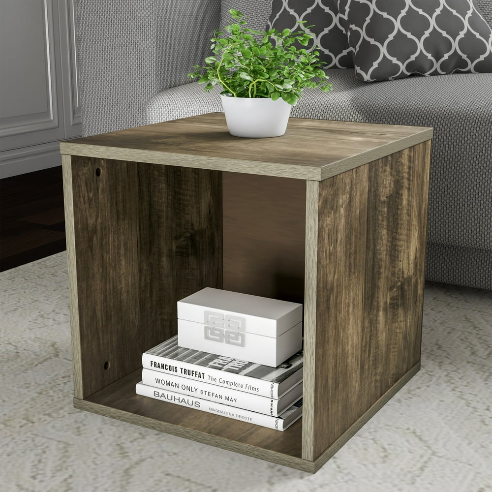 Somerset Home Modular Cube End Table Stackable Minimalist Furniture