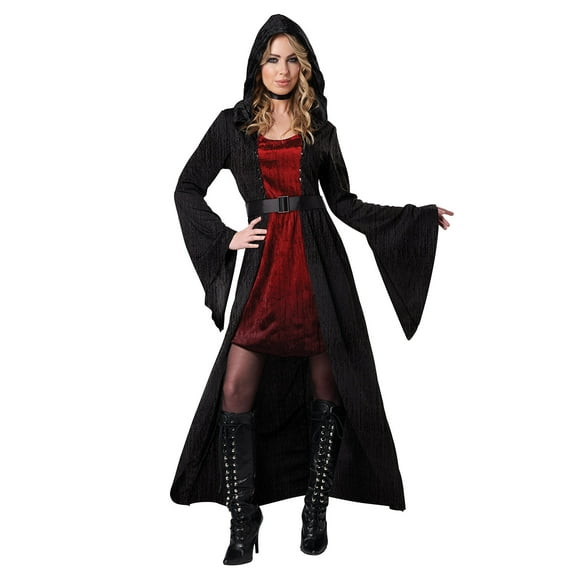 Hooded Vampire Dress Adult Costume