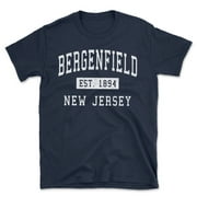 Bergenfield New Jersey Classic Established Men's Cotton T-Shirt