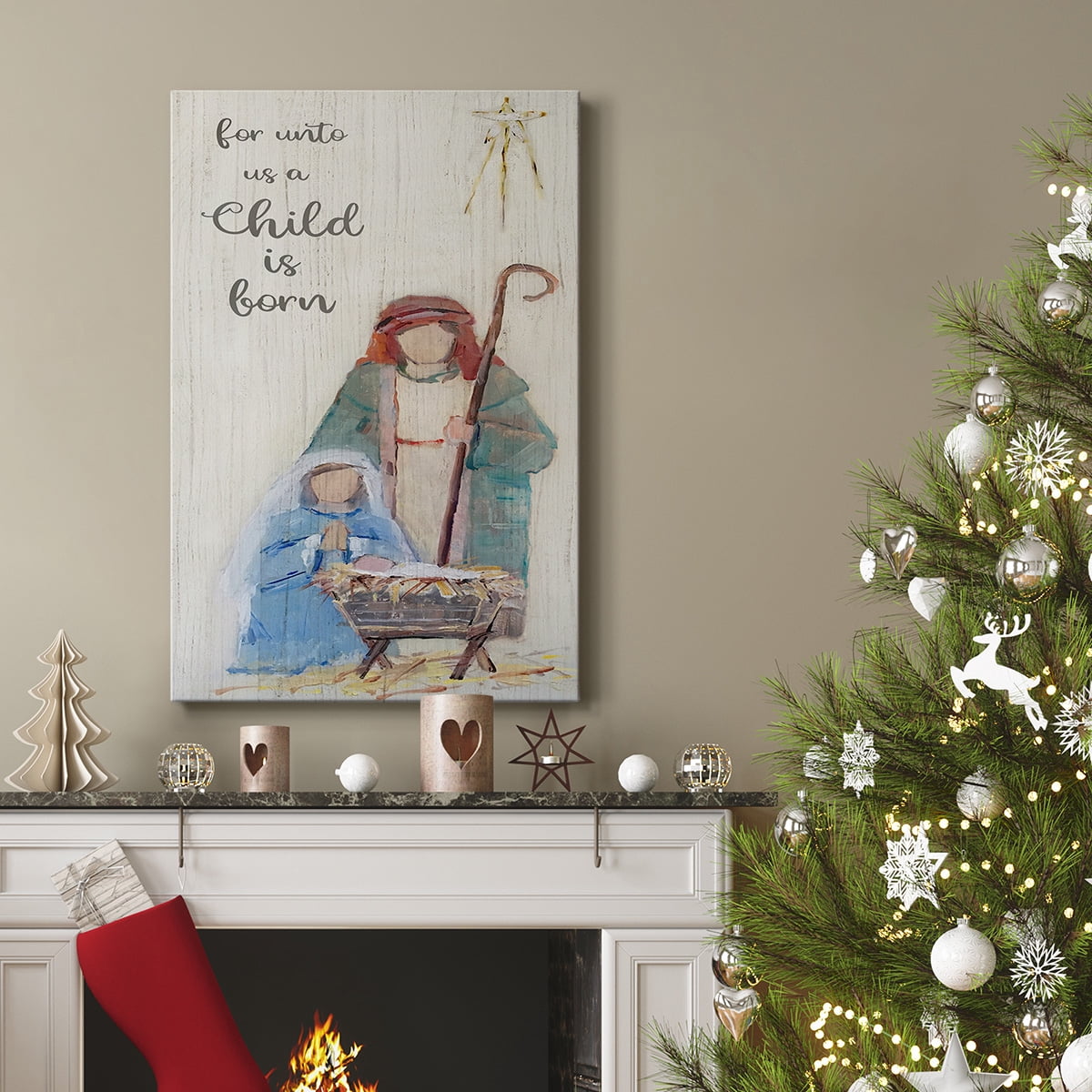For Unto Us- Gallery Wrapped Canvas