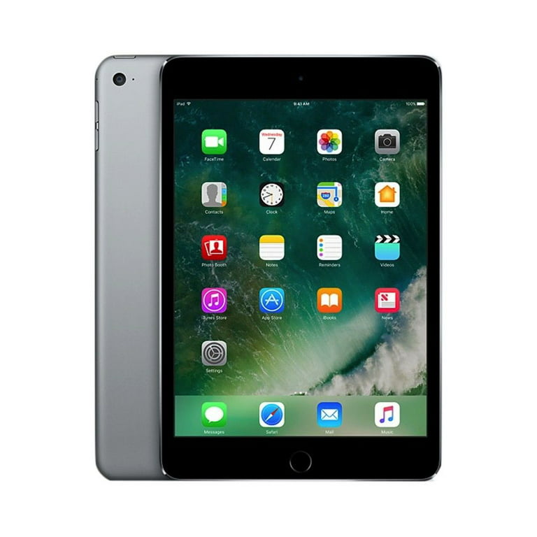 Restored Apple iPad mini 4 - Space Gray 128GB - WiFi & Cellular