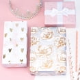 thumbnail image 6 of MAYPLUSS Wrapping Paper Roll - Mini Roll - 17.3 inch X 120 inch Per roll - 3 Different Pinke and Gray Floral Design (43.2 sq.ft.ttl), 6 of 6