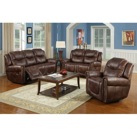 Beverly Fine Furniture Toledo 3 Piece Bonded Leather Reclining Beverly Fine Furniture Toledo 3 Piece Bonded Leather Reclining Living Room Sofa Set