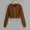 Brown, variant on Dgankt Womens Sweatshirt Casual Loose Solid Zip up Hoodies Sweatshirts Clothes,Size S-5XL