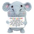 thumbnail image 1 of Muñeca Elefante de Crochet OASSIE Regalo Inspirador para Mujeres, 1 of 7