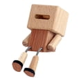 thumbnail image 2 of Figura de hombre de madera tembloroso, decoración para salpicadero de coche, decoración de mesa con movimiento Estilo B, 2 of 8