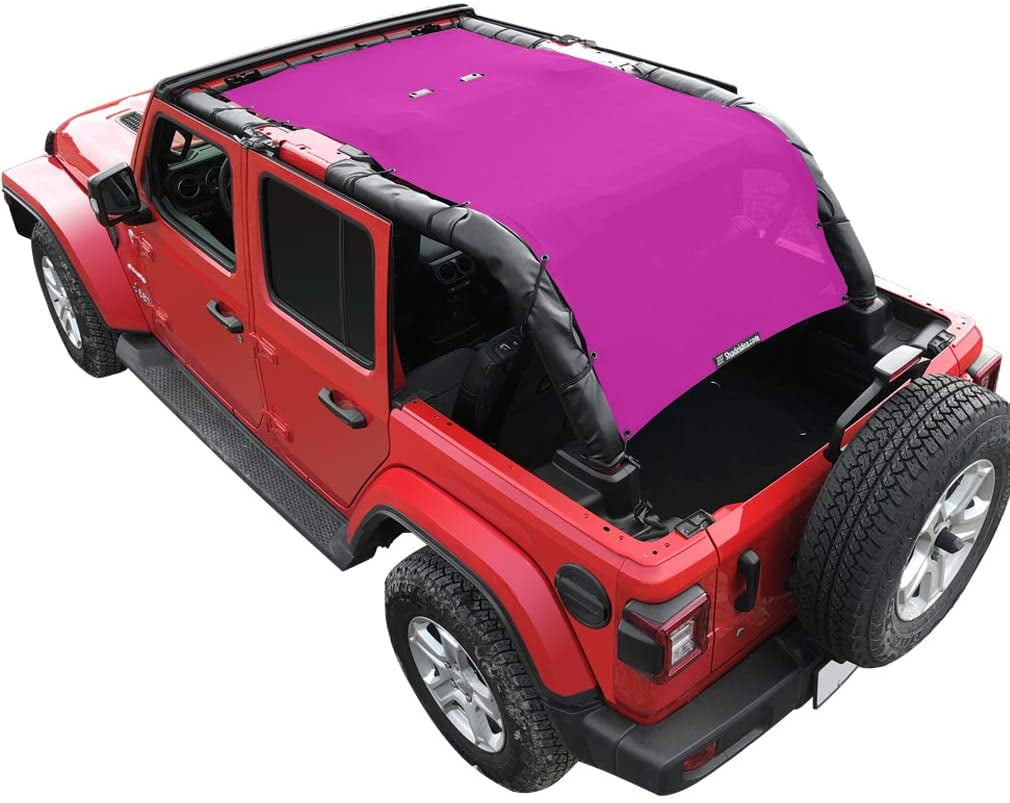 Shadeidea Jeep Wrangler Sunshade JL Unlimited 4 Door JLU Sun Shade