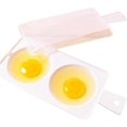 thumbnail image 1 of Microwave Egg Cooker, Microwave Egg Boiler Egg Poacher, Egg Cooker For Microwave, Plastic Microwave Double Egg Poacher, 1 of 5